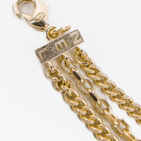 Chanel A21 Light Gold CC Triple Chain Choker - Picture 2 of 7
